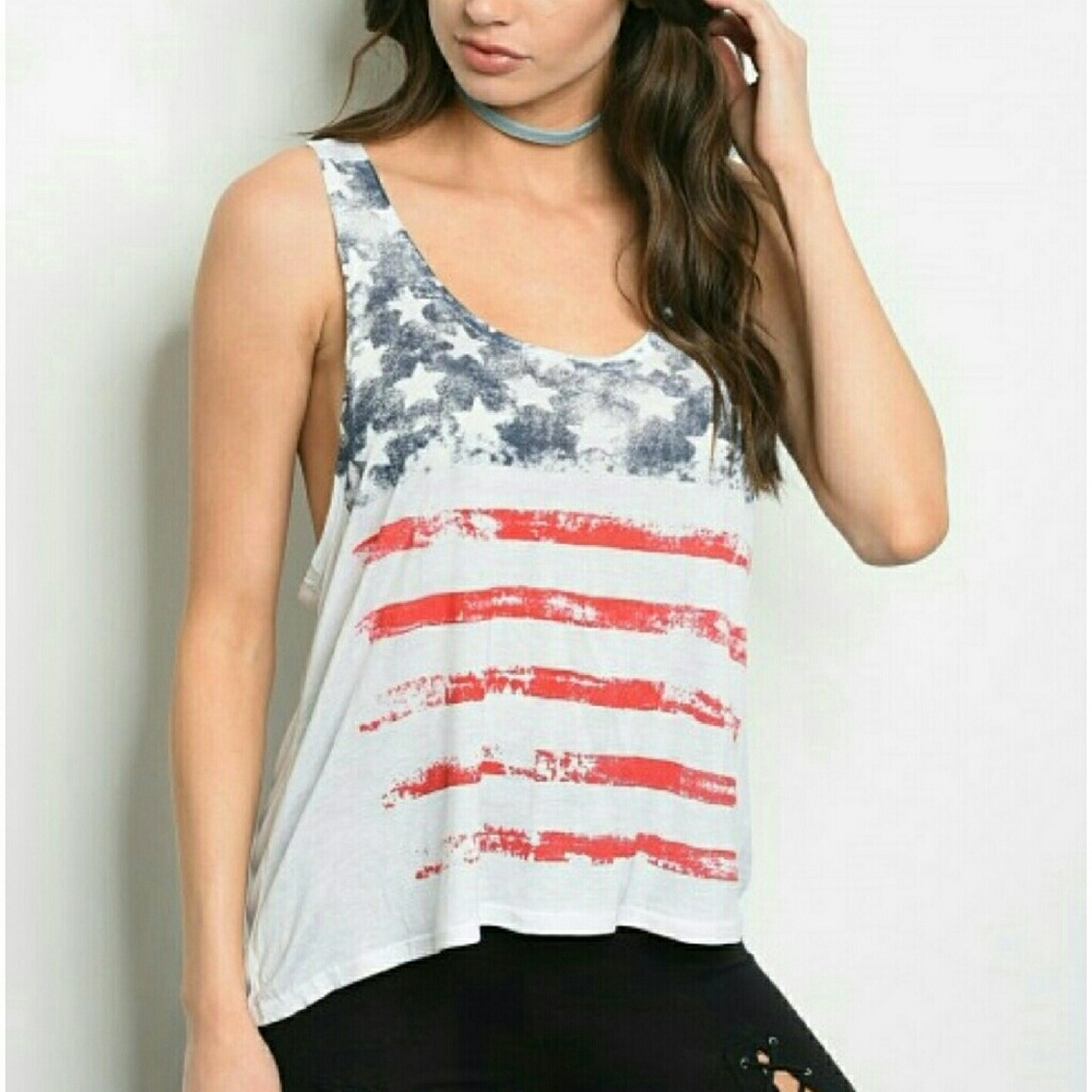 💙 American Flag Tank ❤